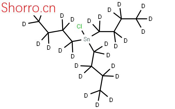 氯化三丁基錫（IV）-d27標準品結構式圖片|1257647-76-9結構式圖片